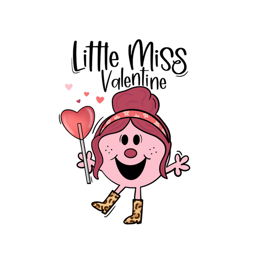 Little Miss Valentine Transfer